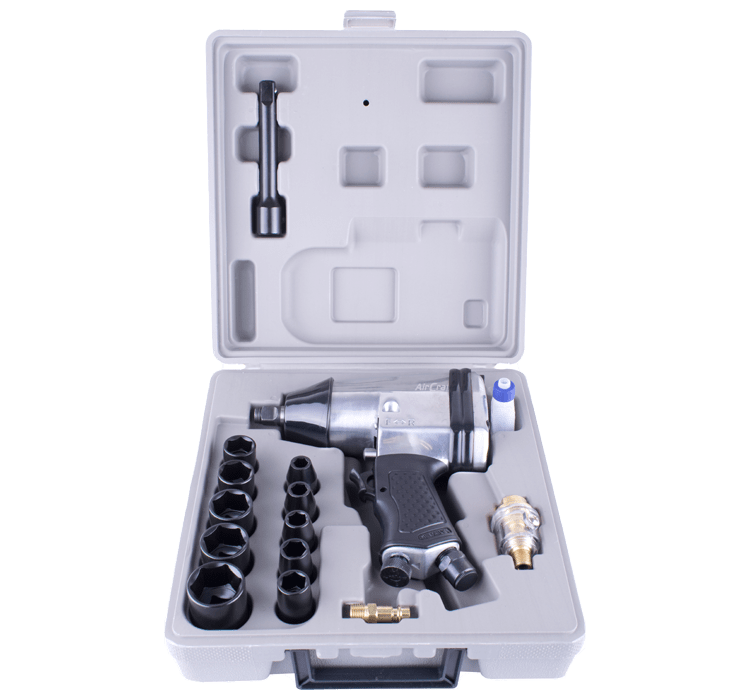 Air Impact Wrench 1/2" Drive Kit