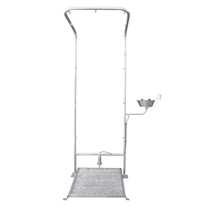 Double Foot Operated Safety Shower