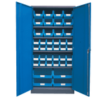 Blue - Linbin ® Storage Bin Cabinet Kit 1