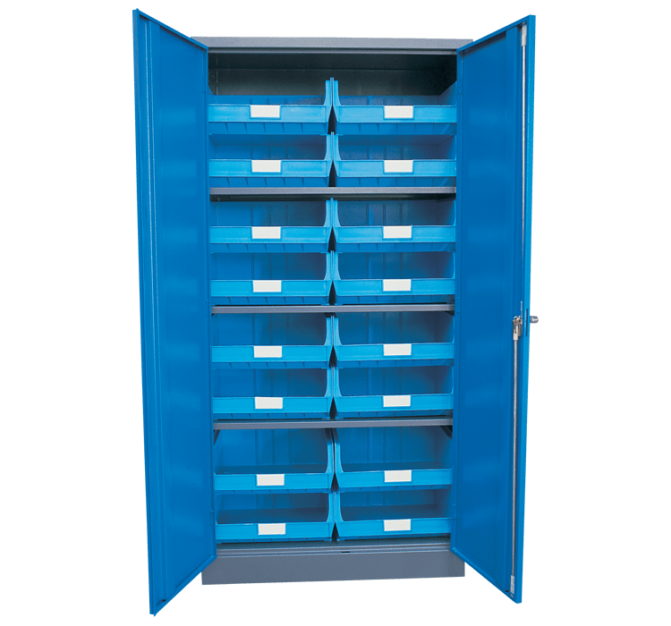 Blue - Linbin ® Storage Bin Cabinet Kit 5