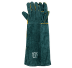 Leather Premium Green Lined Glove